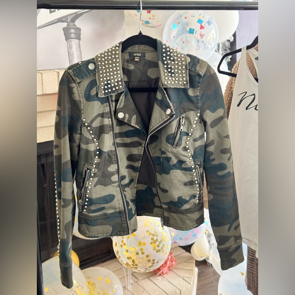 Camo AFRM jacket Size XS
